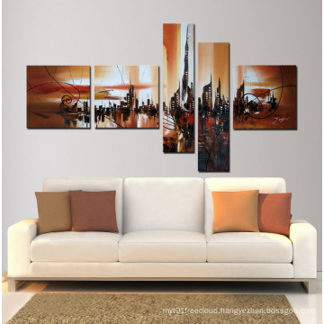 Group Building Canvas Art Painting